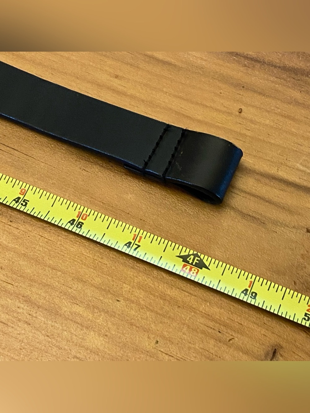CHICO'S / Black Leather Silver Buckle Adjustable Belt - Picture 10 of 14